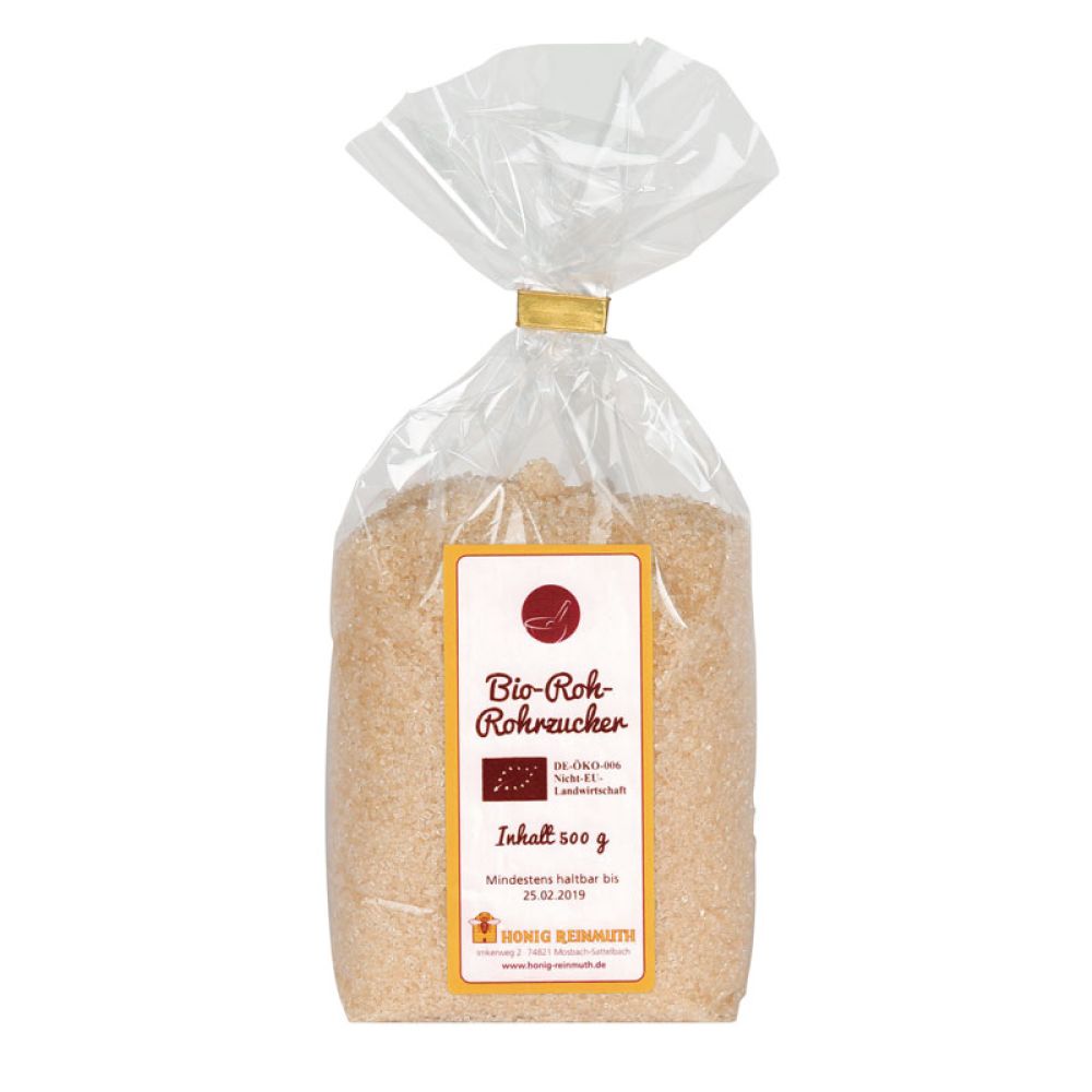 Bio Roh-Rohzucker verpackt