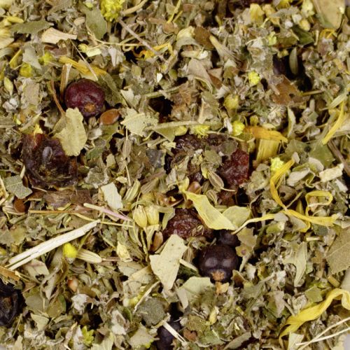 Detailansicht Gebirgskräutertee lose