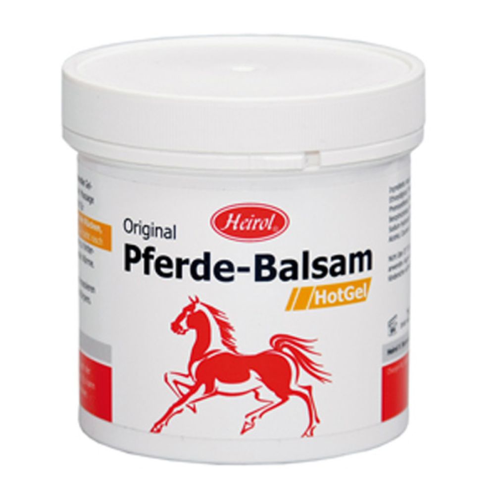 Original Pferde-Balsam HotGel von Heirol in der 250 ml Dose
