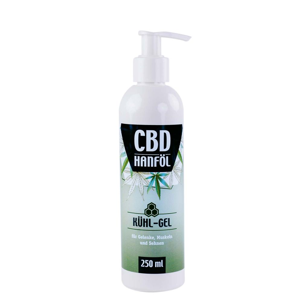 CBD Kühlgel aus der Spenderflasche