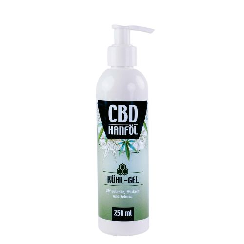 CBD Kühlgel aus der Spenderflasche