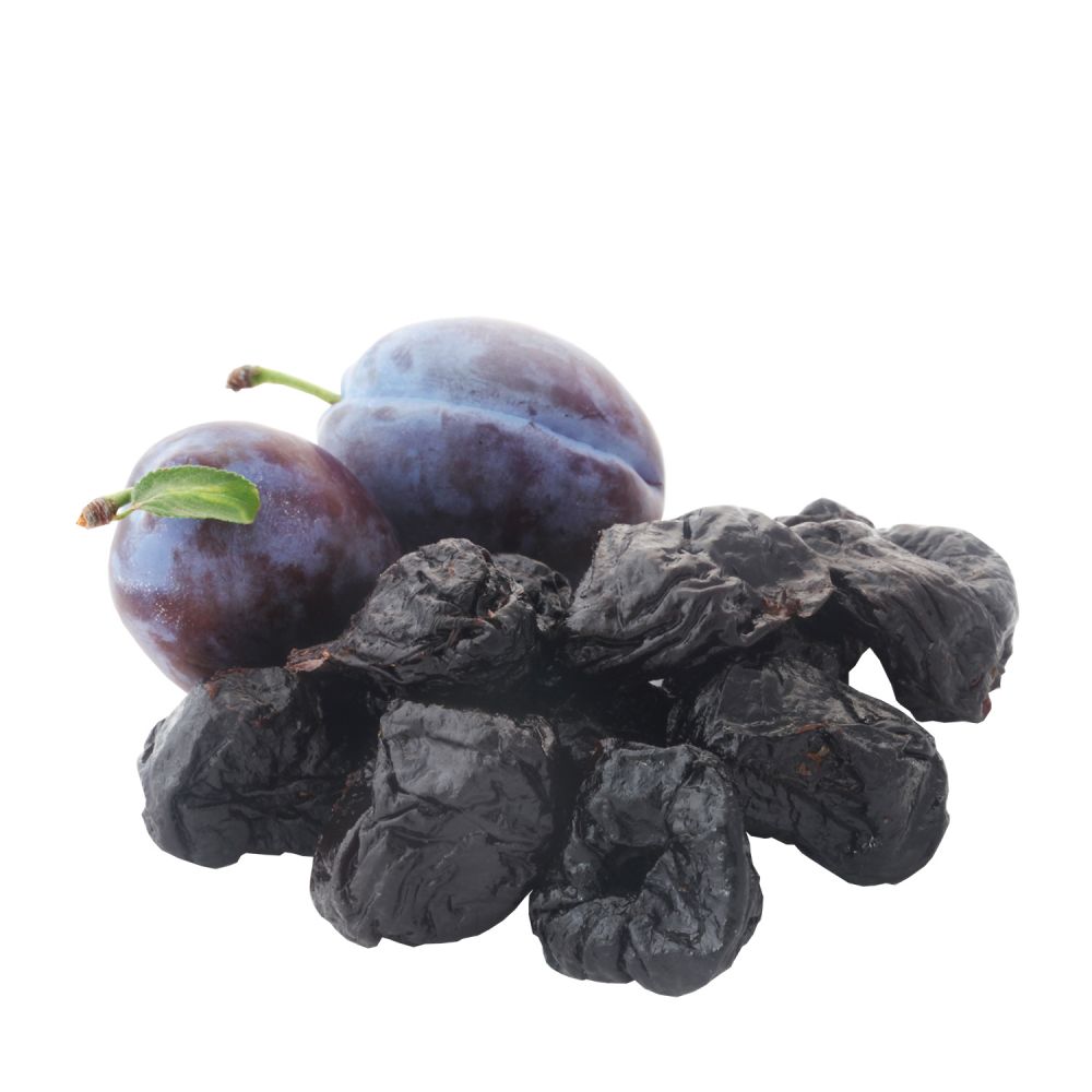 Getrocknete große Pflaumen entsteint, lose.