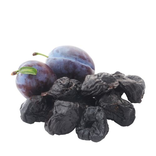 Getrocknete große Pflaumen entsteint, lose.