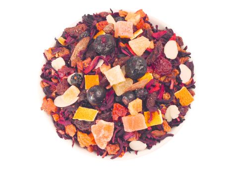 Aromatisierter Früchtetee, mit Vanille-Zimt-Geschmack