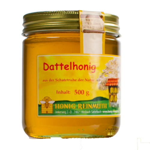 Dattelhonig im 500g Glas
