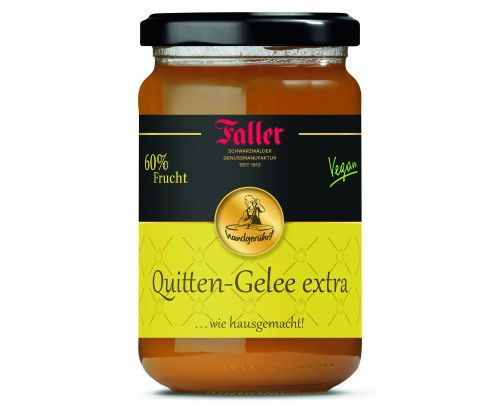Faller Quittel-Gelee extra im Glas