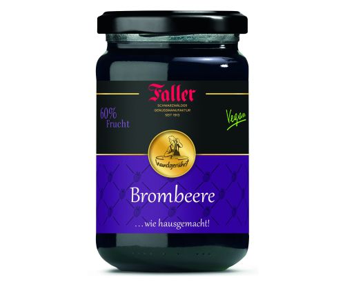 Faller Brombeer Konfitüre im Glas 