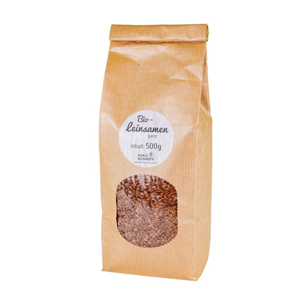 Bio Leinsamen, verpackt