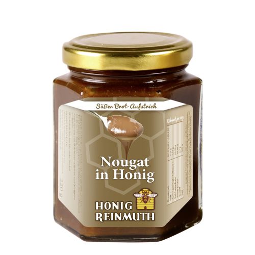 Nougat in Honig im 220 g Glas