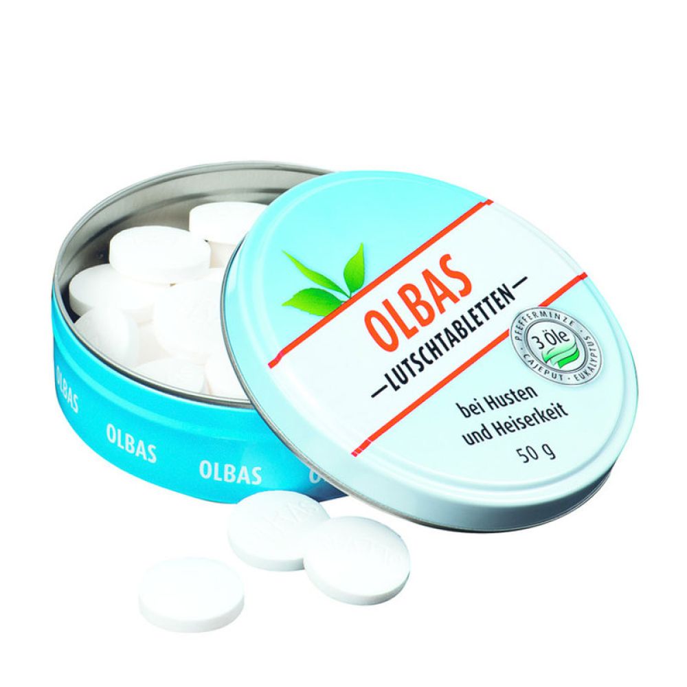 Olbas Lutschtabletten in der 50 g Dose