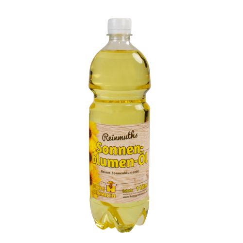 Reines Pflanzenöl in der 1 l Flasche