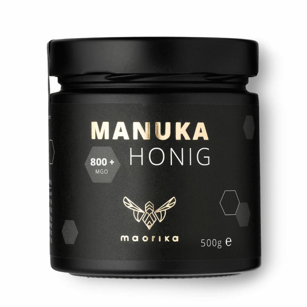 Das lichtundurchlässige 500 g Glas Manuka Honig