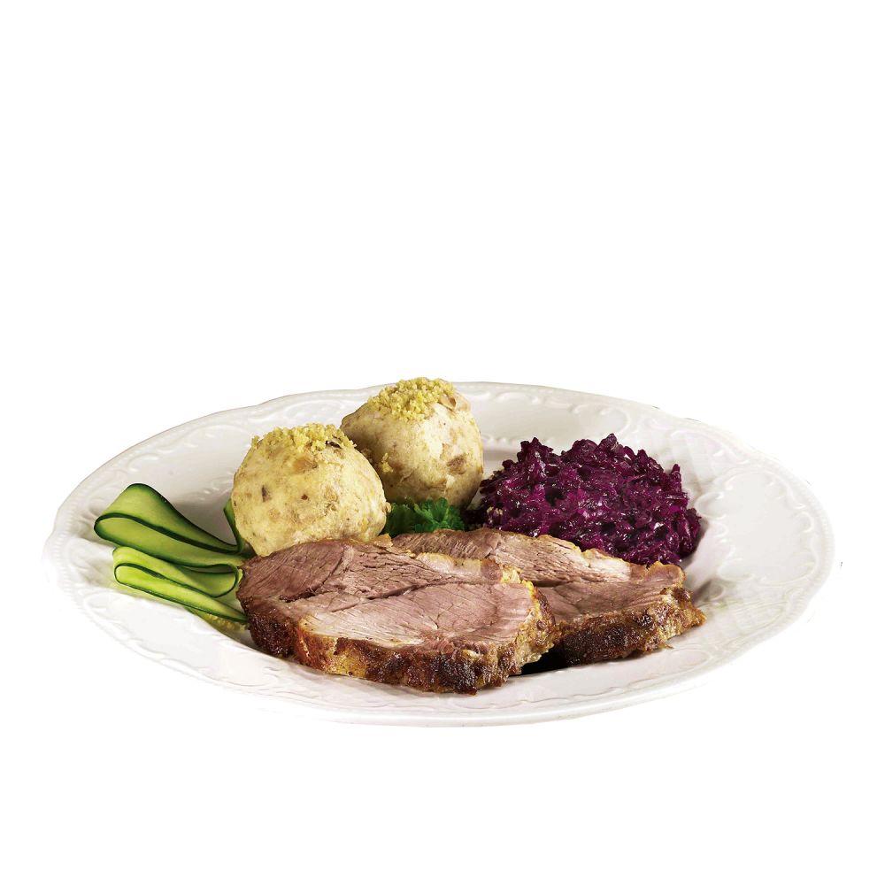 Servierempfehlung Schweinebraten