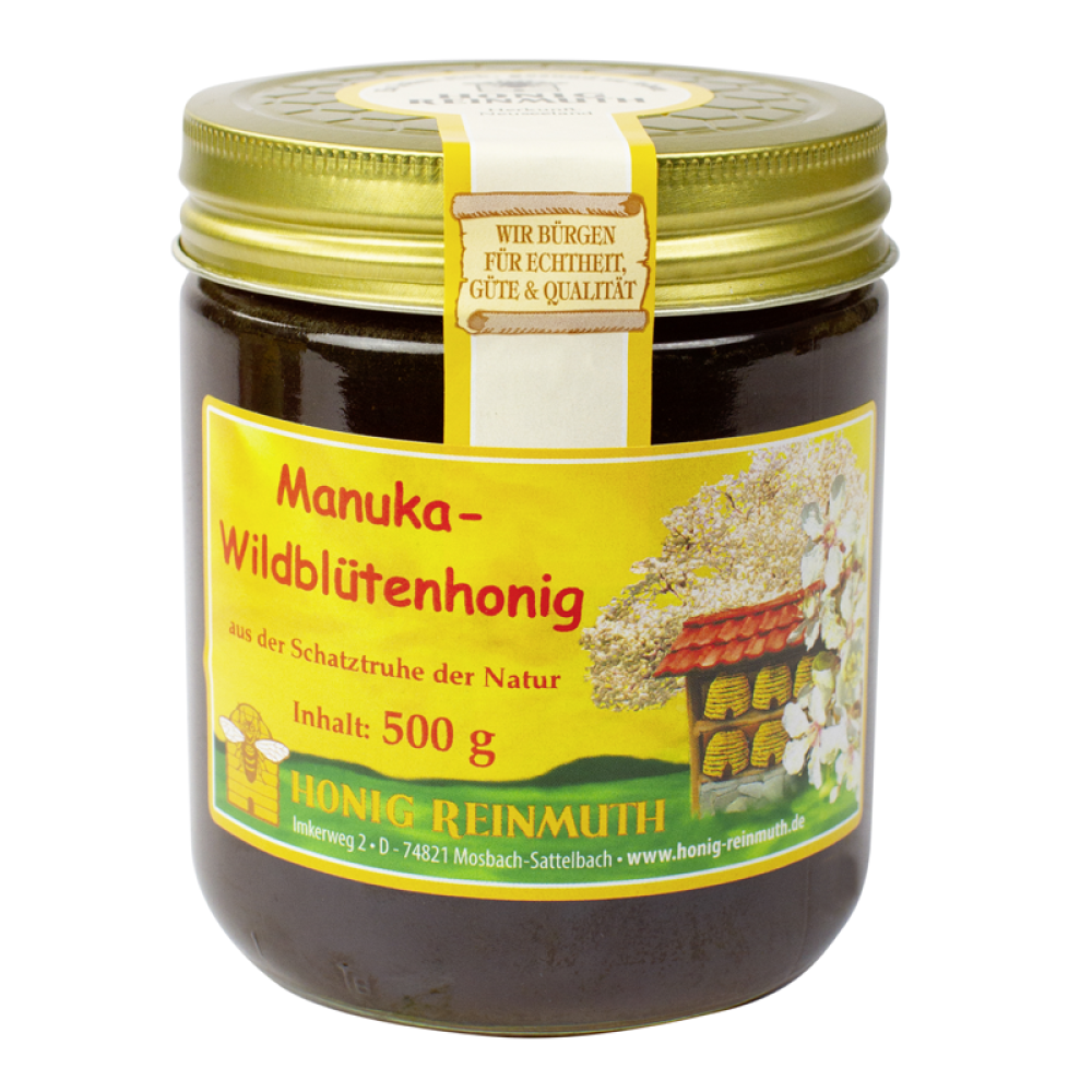 Manuka-Wildblütenhonig im 500 g Glas