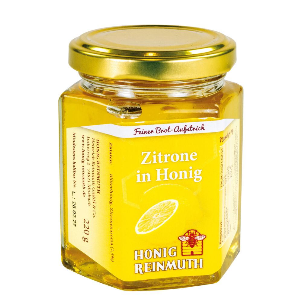 Zitronen-Honig Aufstrich im praktischem Glas