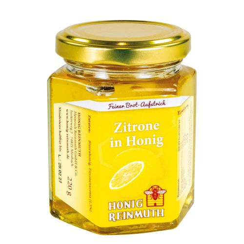 Zitronen-Honig Aufstrich im praktischem Glas