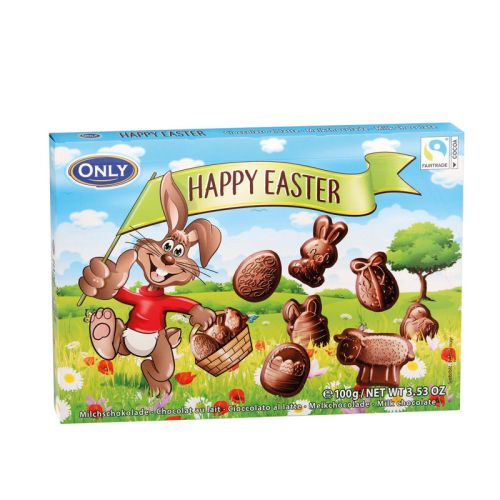 Oster Schokofiguren in der Verpackung