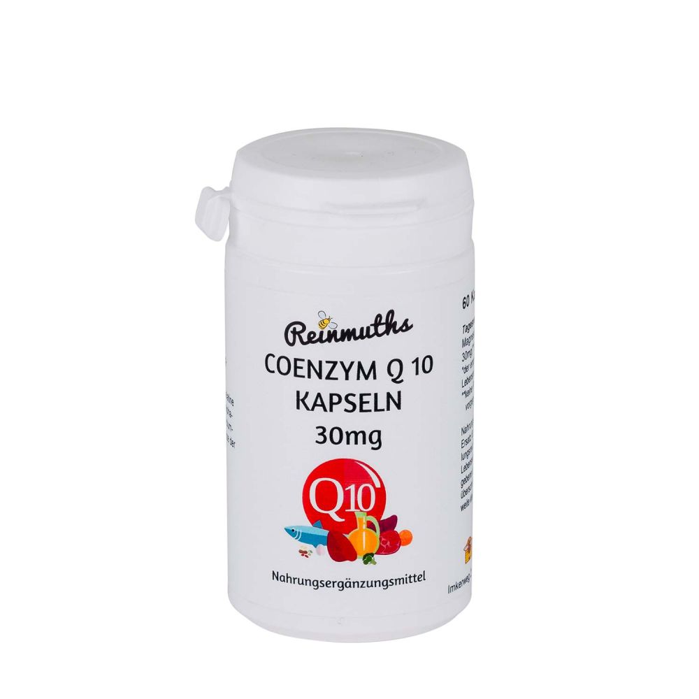 Q10-Kapseln in der Tabletten Dose