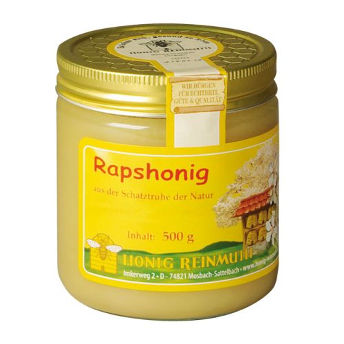 Rapshonig im 500 g Glas