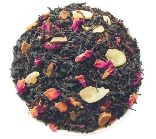 Aromatisierter Schwarztee, mit Zimt-Orange-Geschmack.